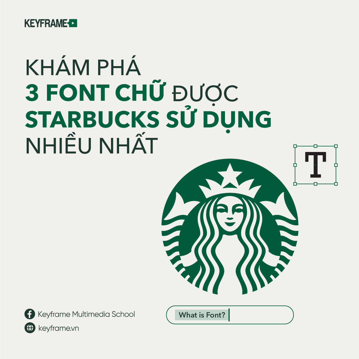 Khám phá 3 font chữ được Starbucks sử dụng nhiều nhất