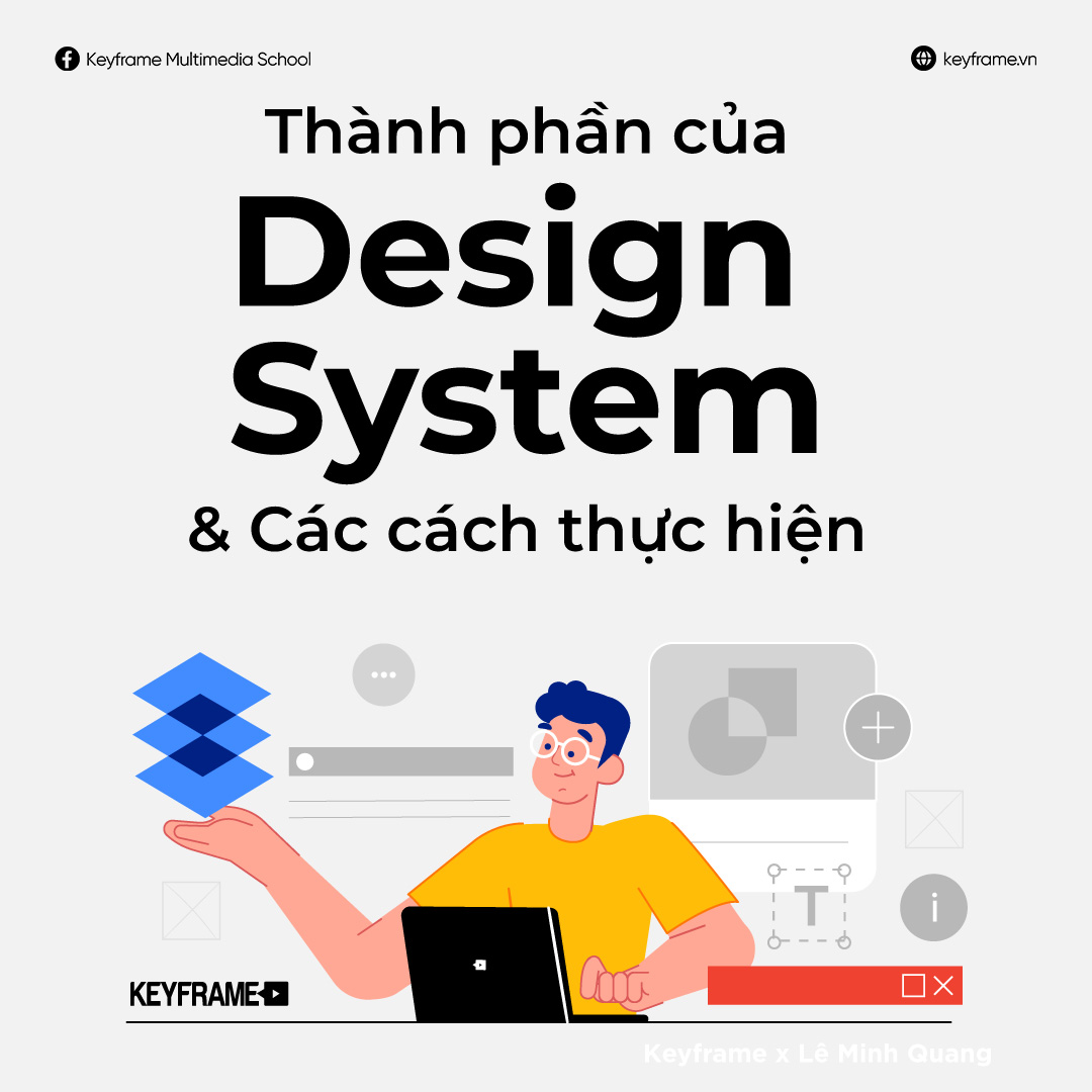 Thành phần của design system & Các cách thực hiện design system