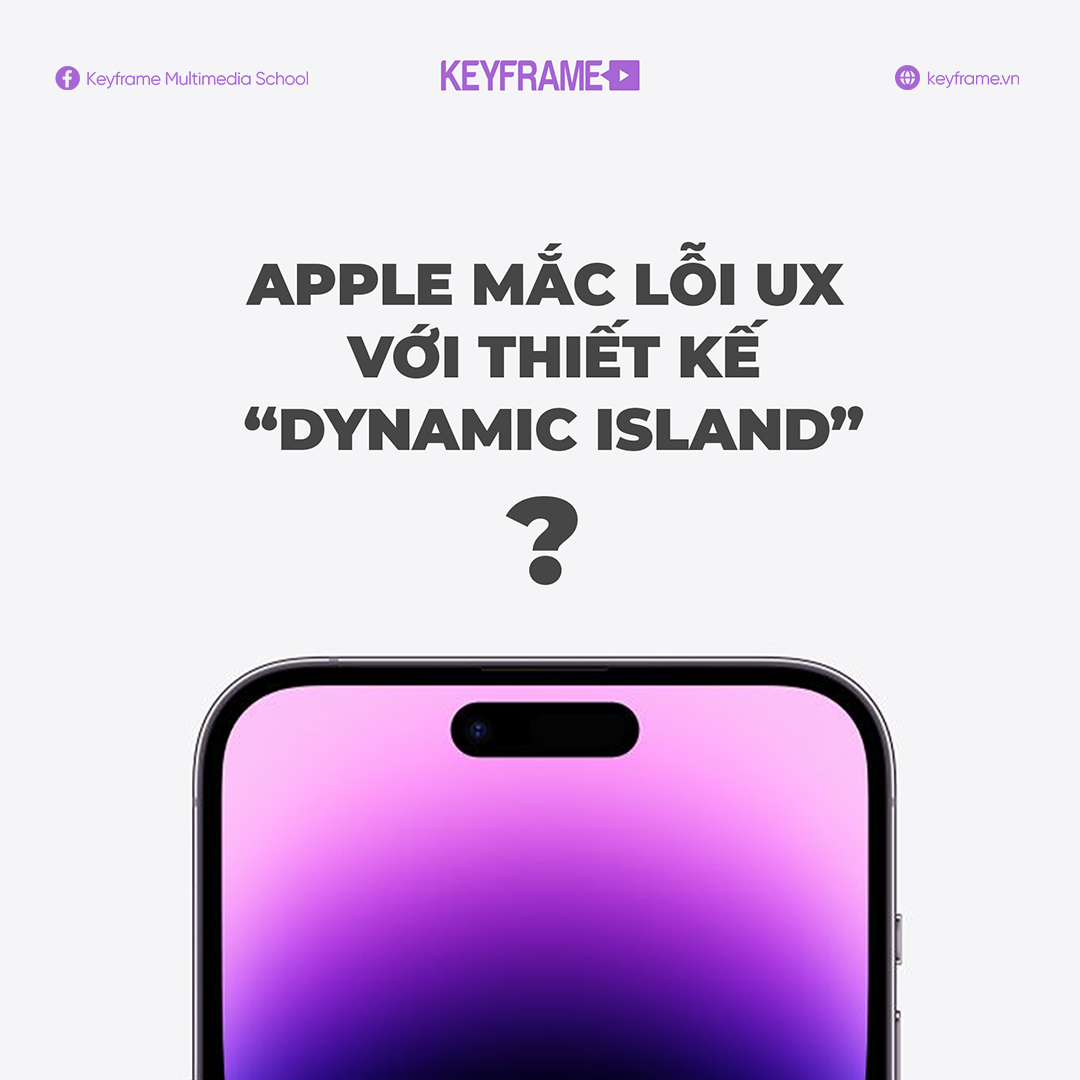 Liệu tính năng "Dynamic Island" của Apple có đang mắc lỗi thiết kế UX/UI?