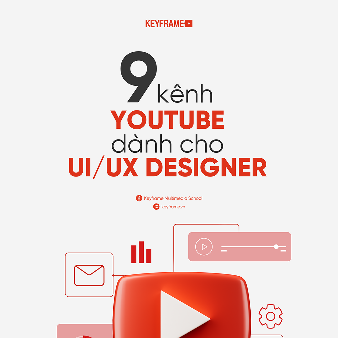 9 kênh Youtube dành cho UX/UI Designer