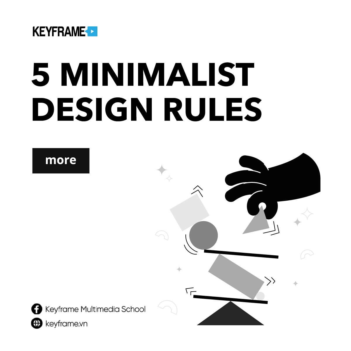 5 quy tắc dành cho MINIMALIST DESIGN