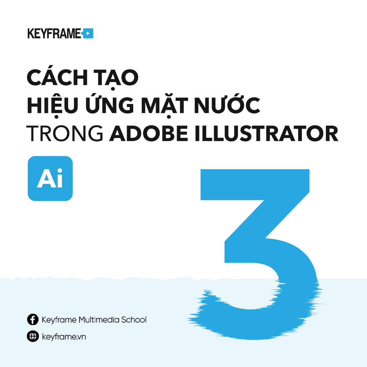 Hướng dẫn tạo hiệu ứng mặt nước trong Adobe Illustrator